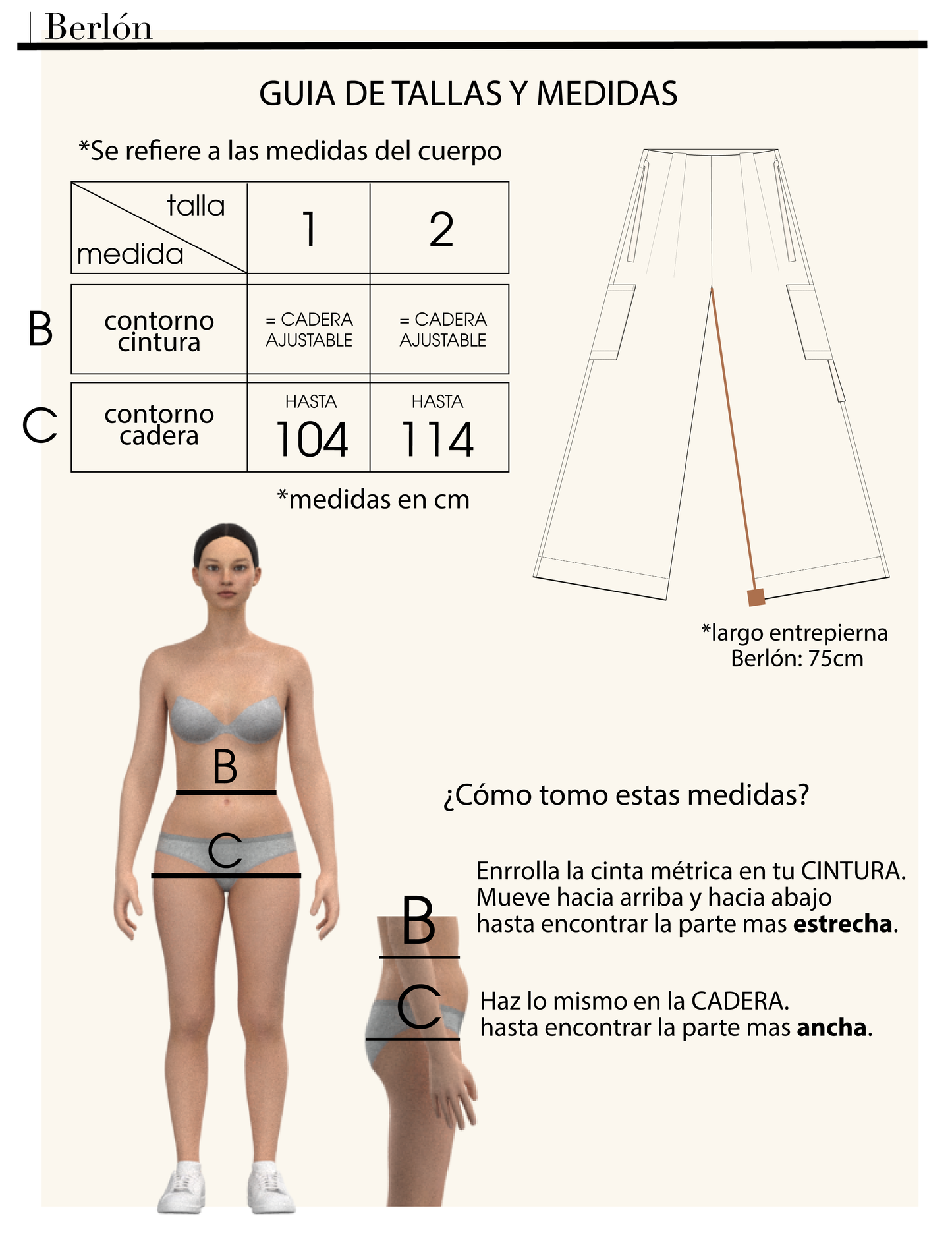 Pantalón "BERLÓN" | Bermuda